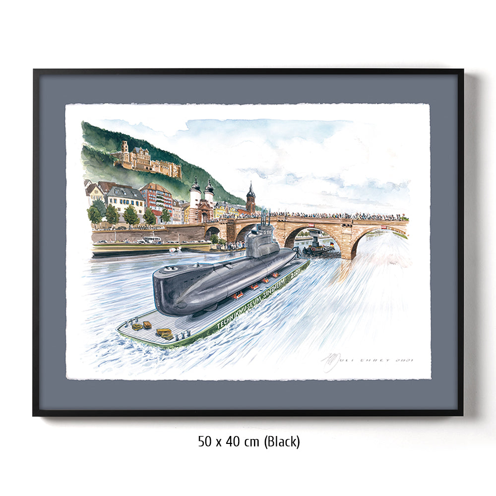 #1144 ""A submarine in Heidelberg""