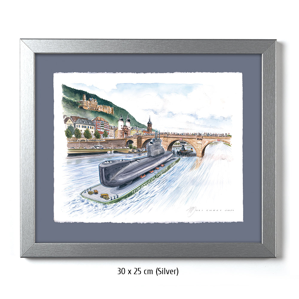#1144 ""A submarine in Heidelberg""