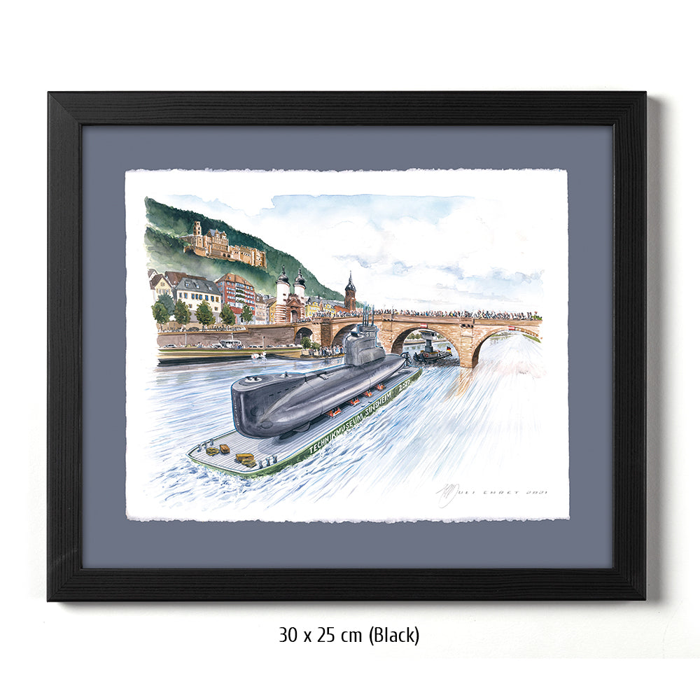 #1144 ""A submarine in Heidelberg""