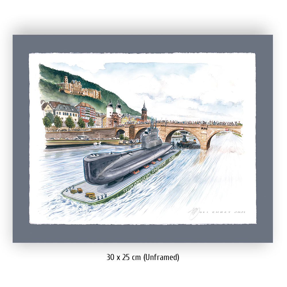 #1144 ""A submarine in Heidelberg""