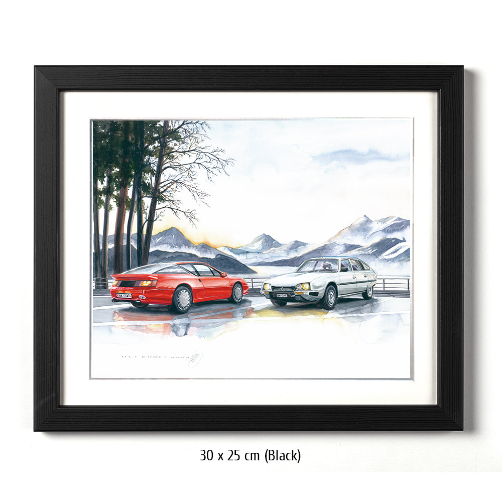 #1181 Renault Alpine V6 GT, Citroën CX Series 2