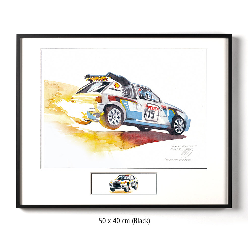 #1232 ""Peugeot 205 GTI"" rally car