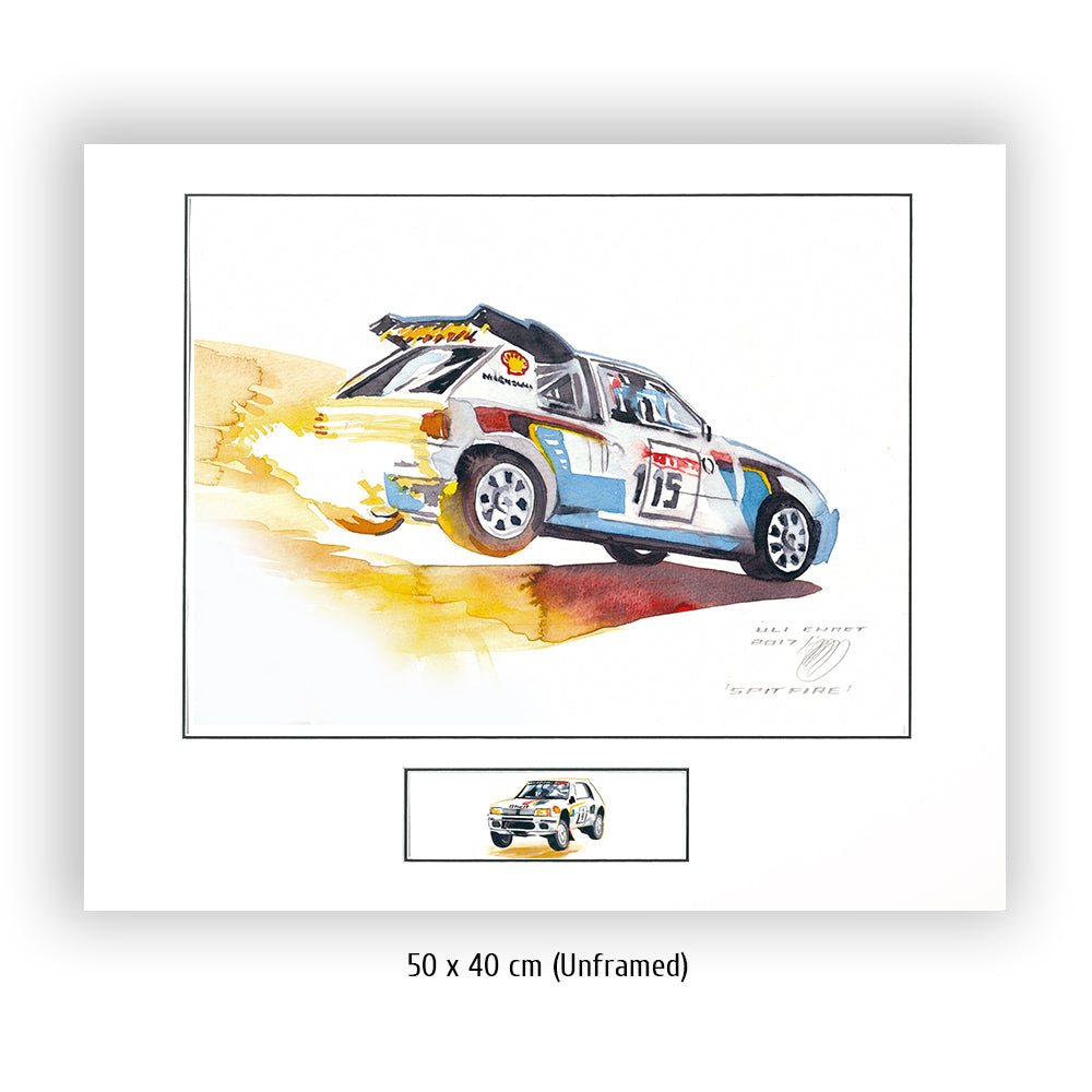 #1232 ""Peugeot 205 GTI"" rally car