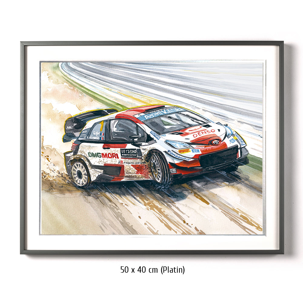 #1235 Toyota Yaris WRC rally car