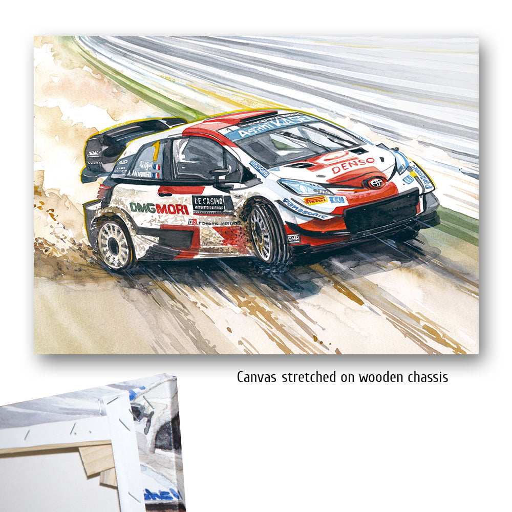 #1235 Toyota Yaris WRC rally car