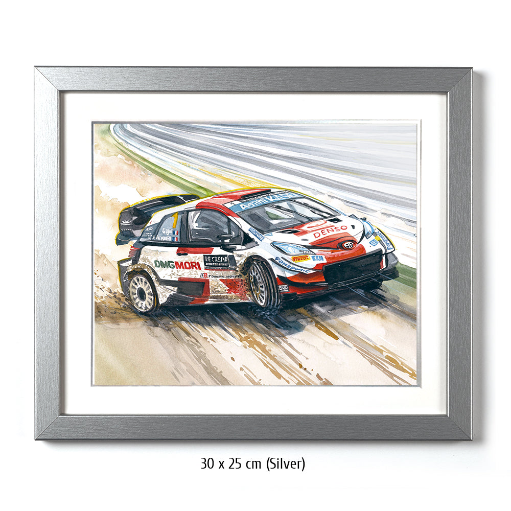 #1235 Toyota Yaris WRC rally car