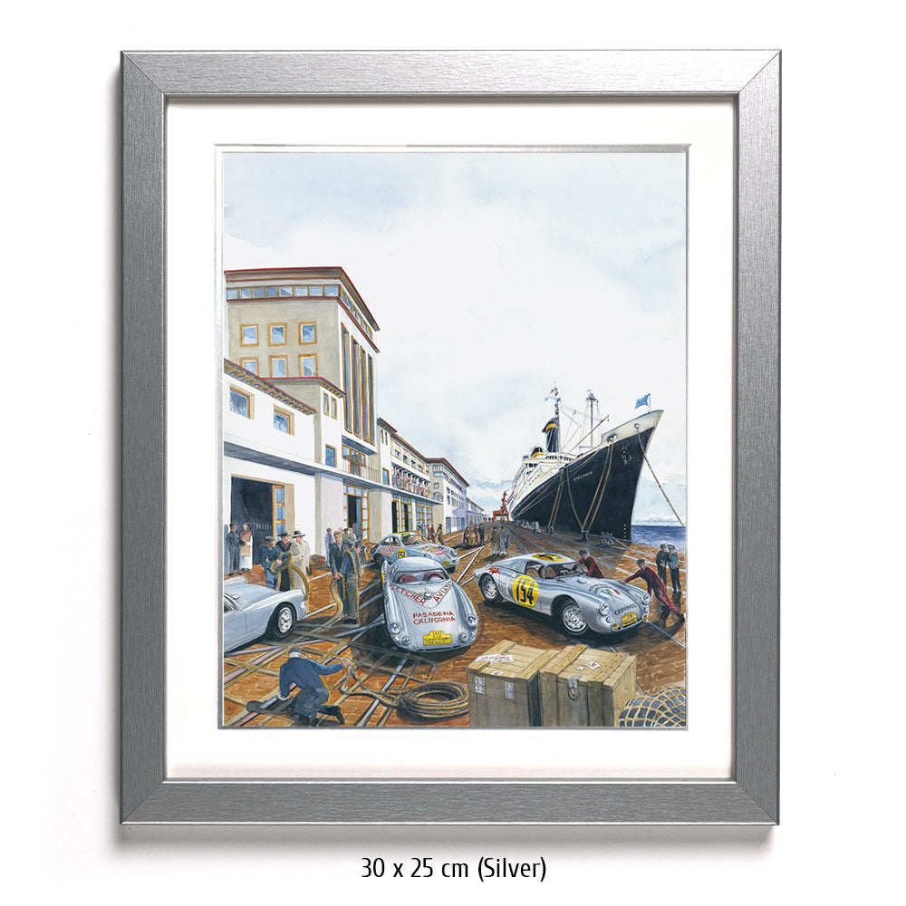 #1240 ""Bremerhaven Columbus Quay 1953""