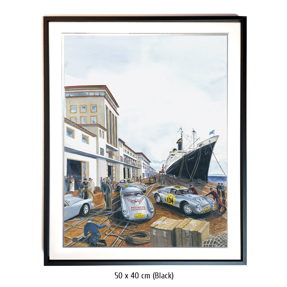 #1240 ""Bremerhaven Columbus Quay 1953""