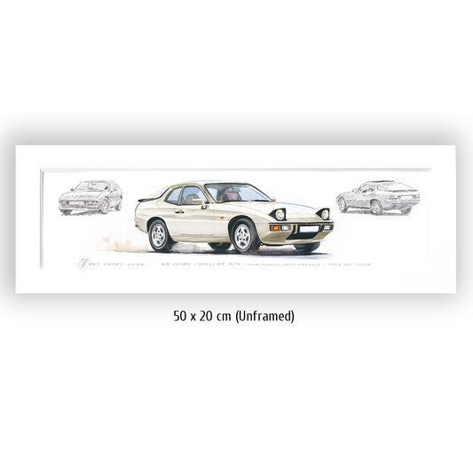 #1456 50 Years Porsche 924 (Cream White)