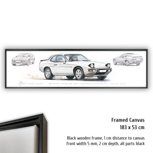 #1461 50 Years Porsche 924 (White)
