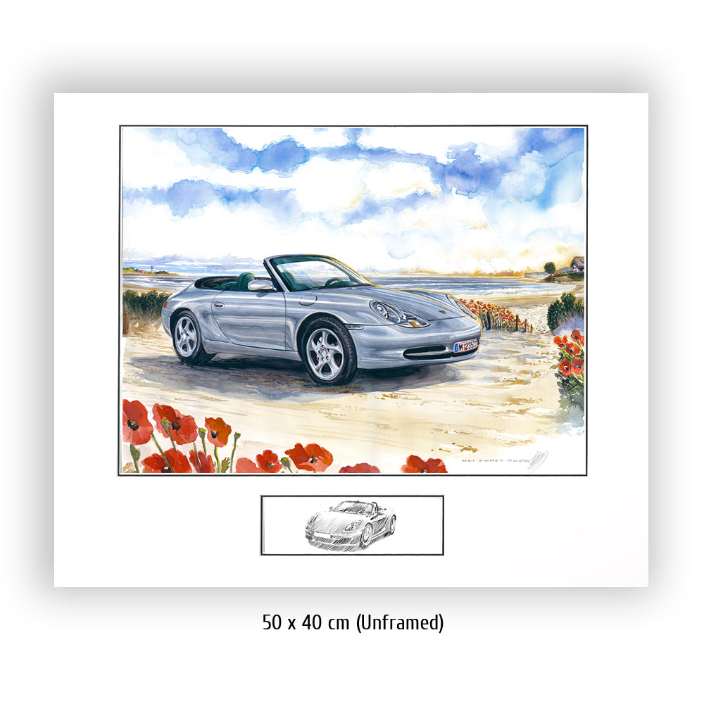 #0934 Porsche 911 Cabriolet by the sea