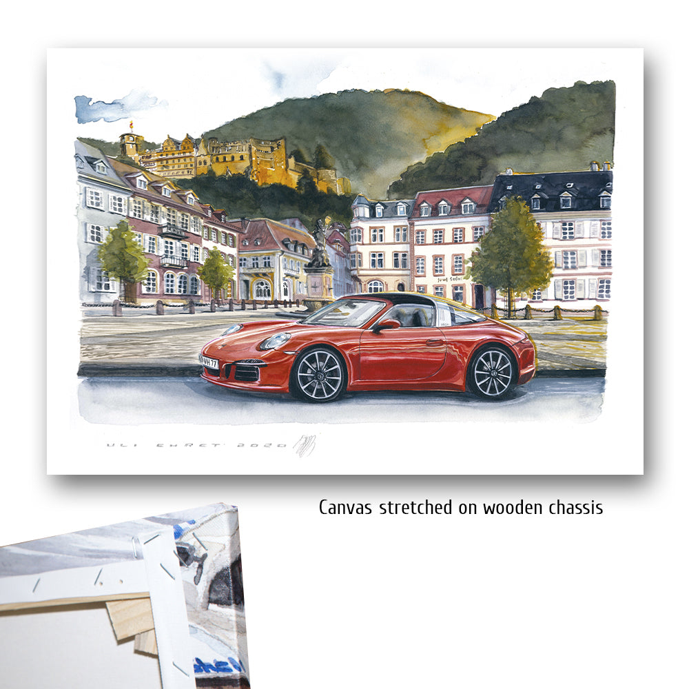#0943 Porsche 911 at Kornmarkt Heidelberg