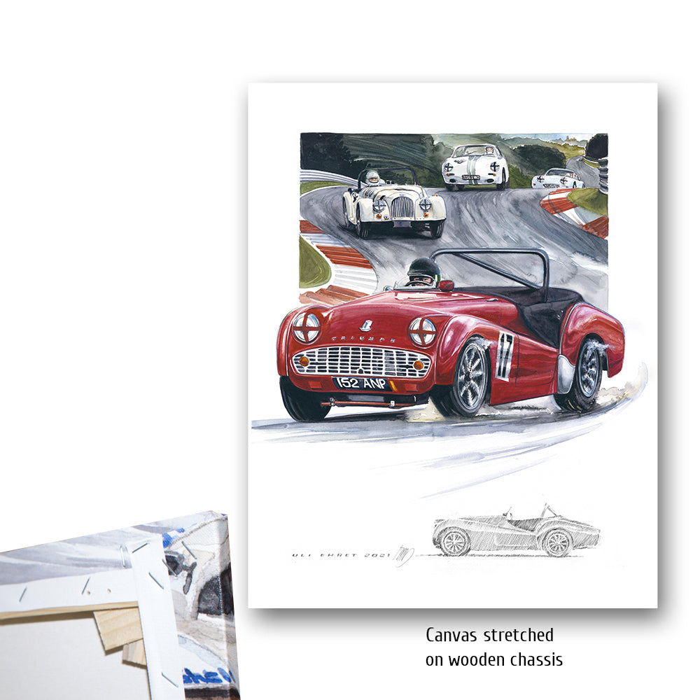 #0945 'Triump TR3 race car