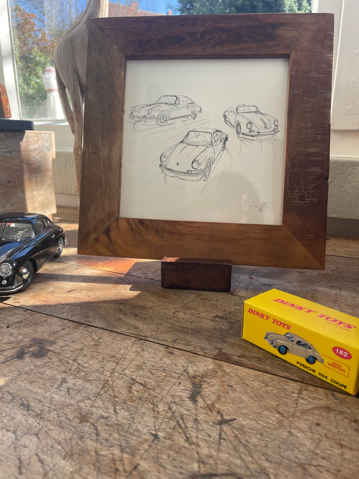 #0876P Porsche 356 & 911 Sketch