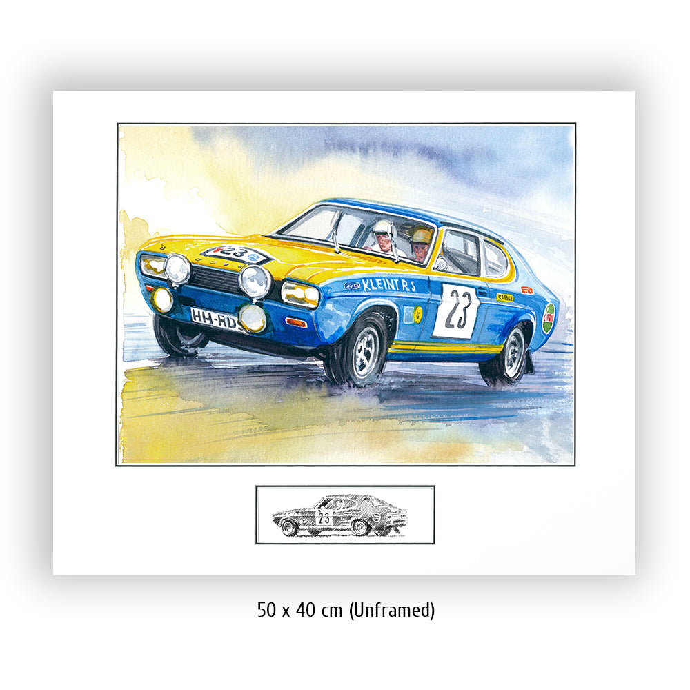 #1039 B 'Ford Capri Walter Röhrl