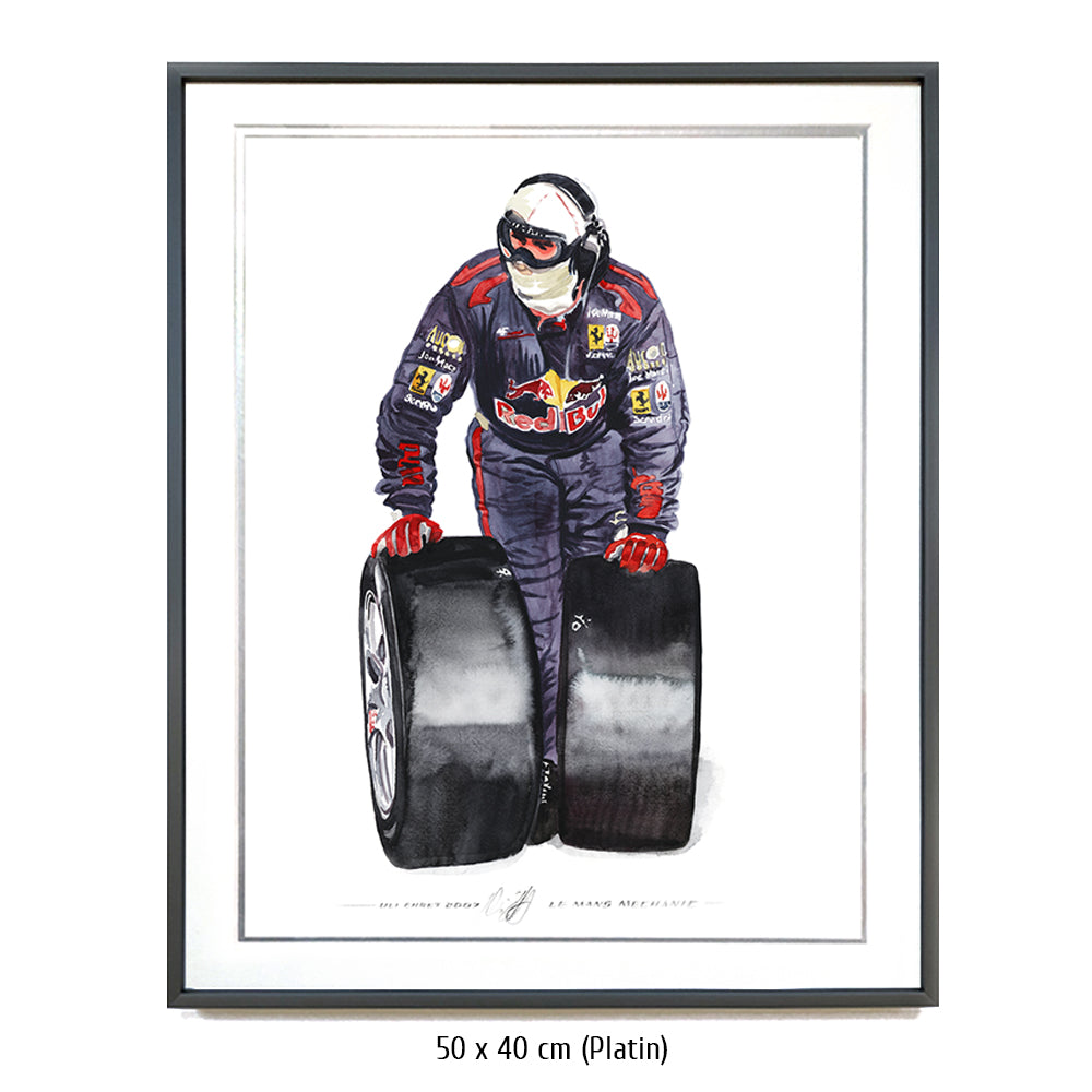 #0144 Le Mans Mechanic, Red Bull Team