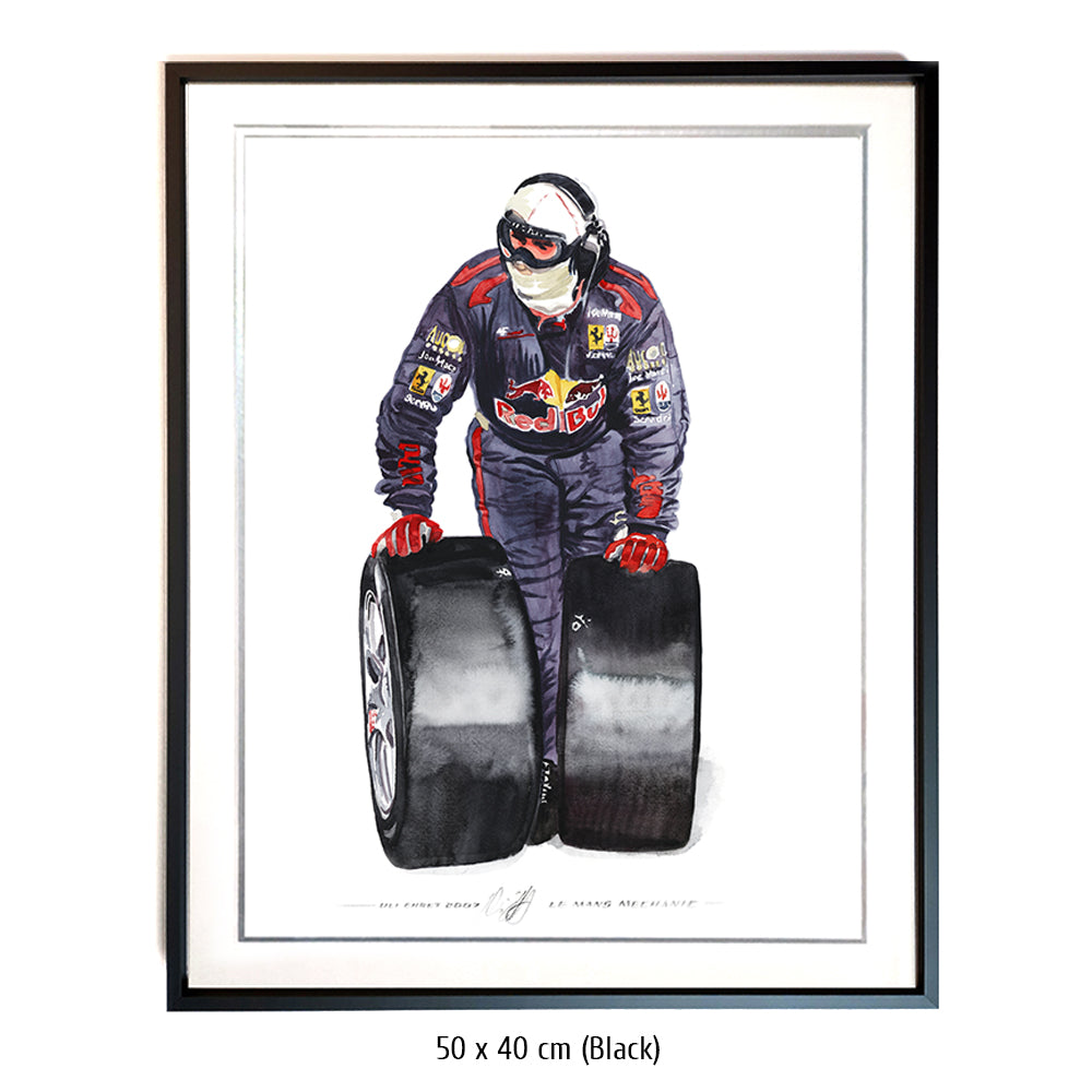 #0144 Le Mans Mechanic, Red Bull Team