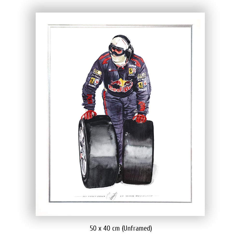 #0144 Le Mans Mechanic, Red Bull Team