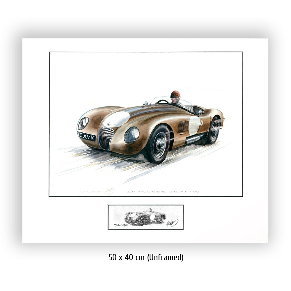 #0382 'Juan Manuel Fangio's Jaguar C-Type
