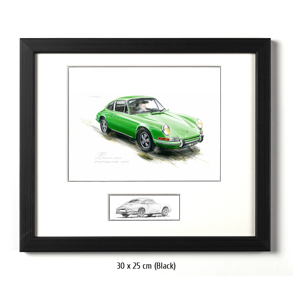 #0527 G ""Porsche 911 Coupé green""