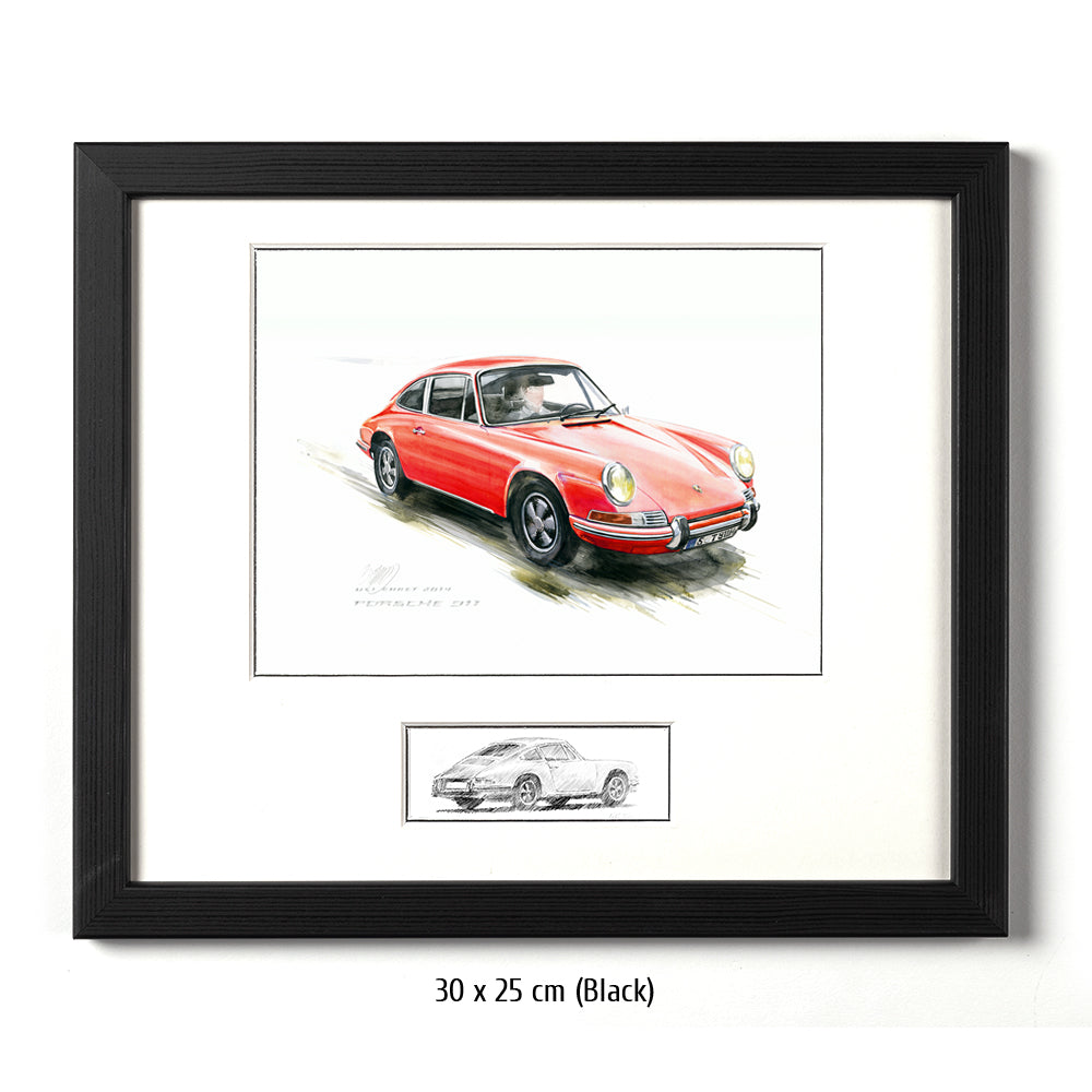 #0527 R ""Porsche 911 Coupé red""