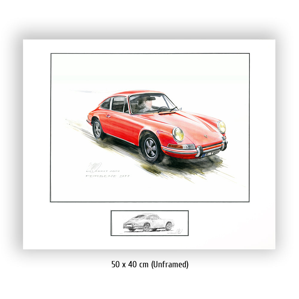 #0527 R ""Porsche 911 Coupé red""