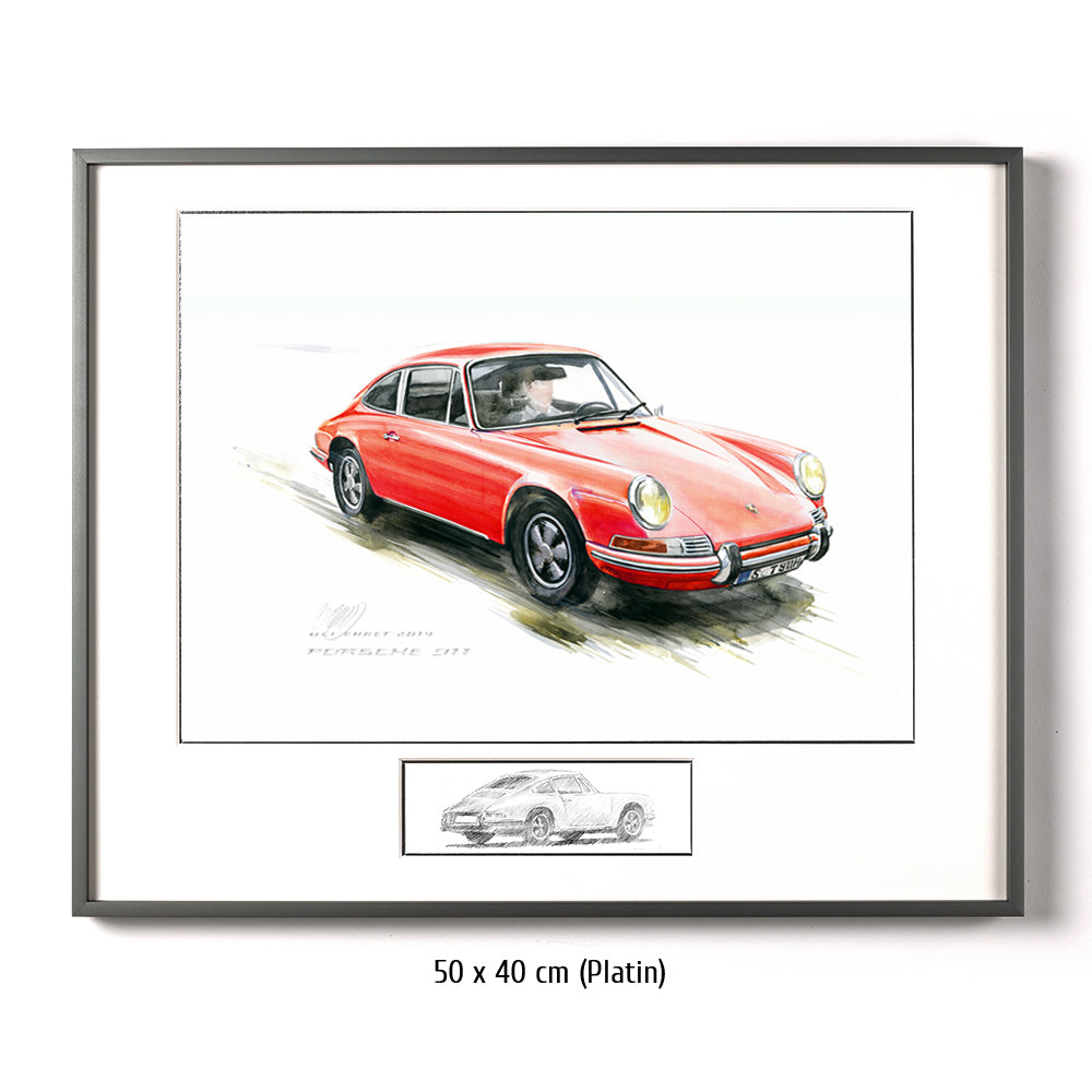 #0527 R ""Porsche 911 Coupé red""