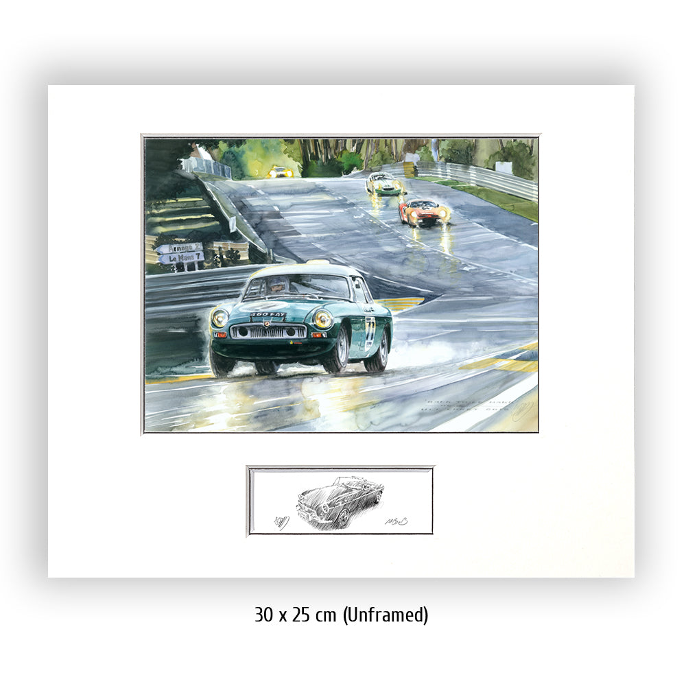 #0541 'MG B at Le Mans