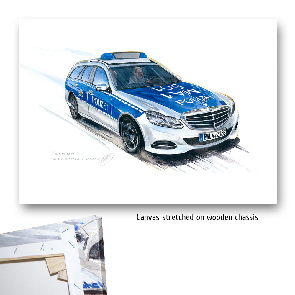 #0695 ""Mercedes Benz Police Car""
