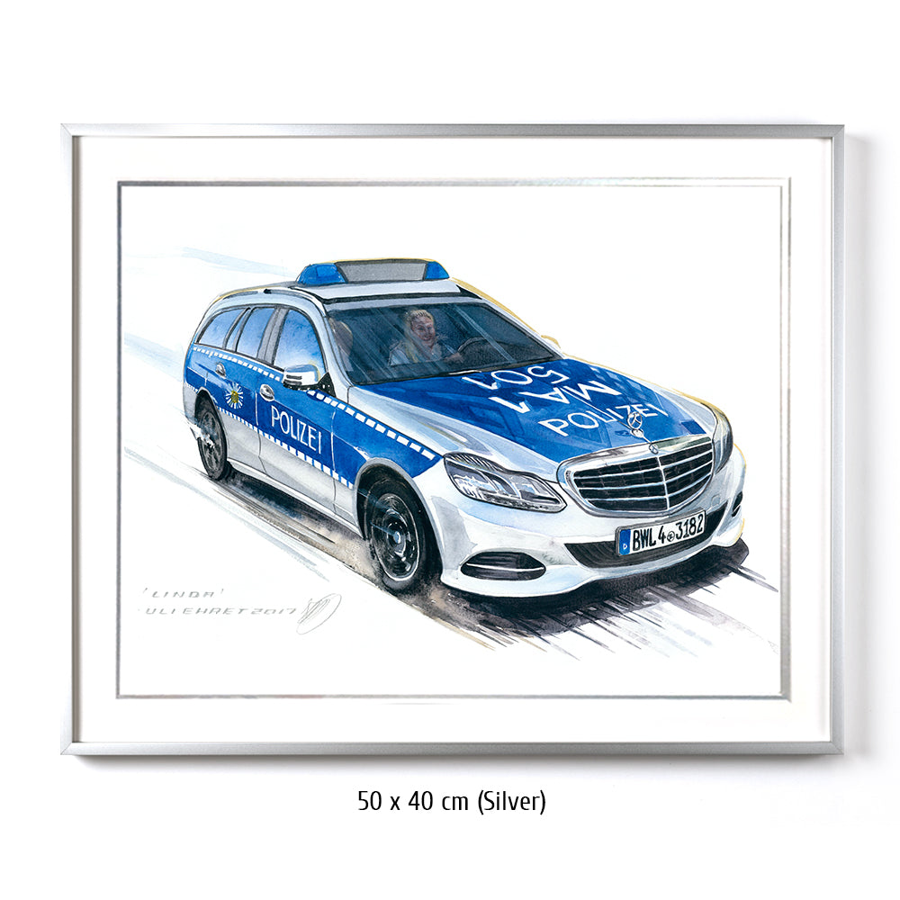 #0695 ""Mercedes Benz Police Car""
