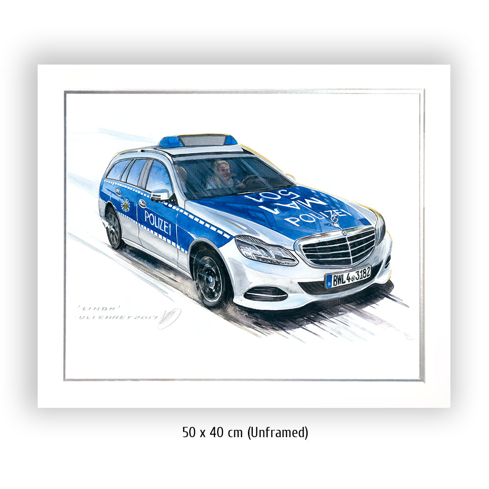 #0695 ""Mercedes Benz Police Car""