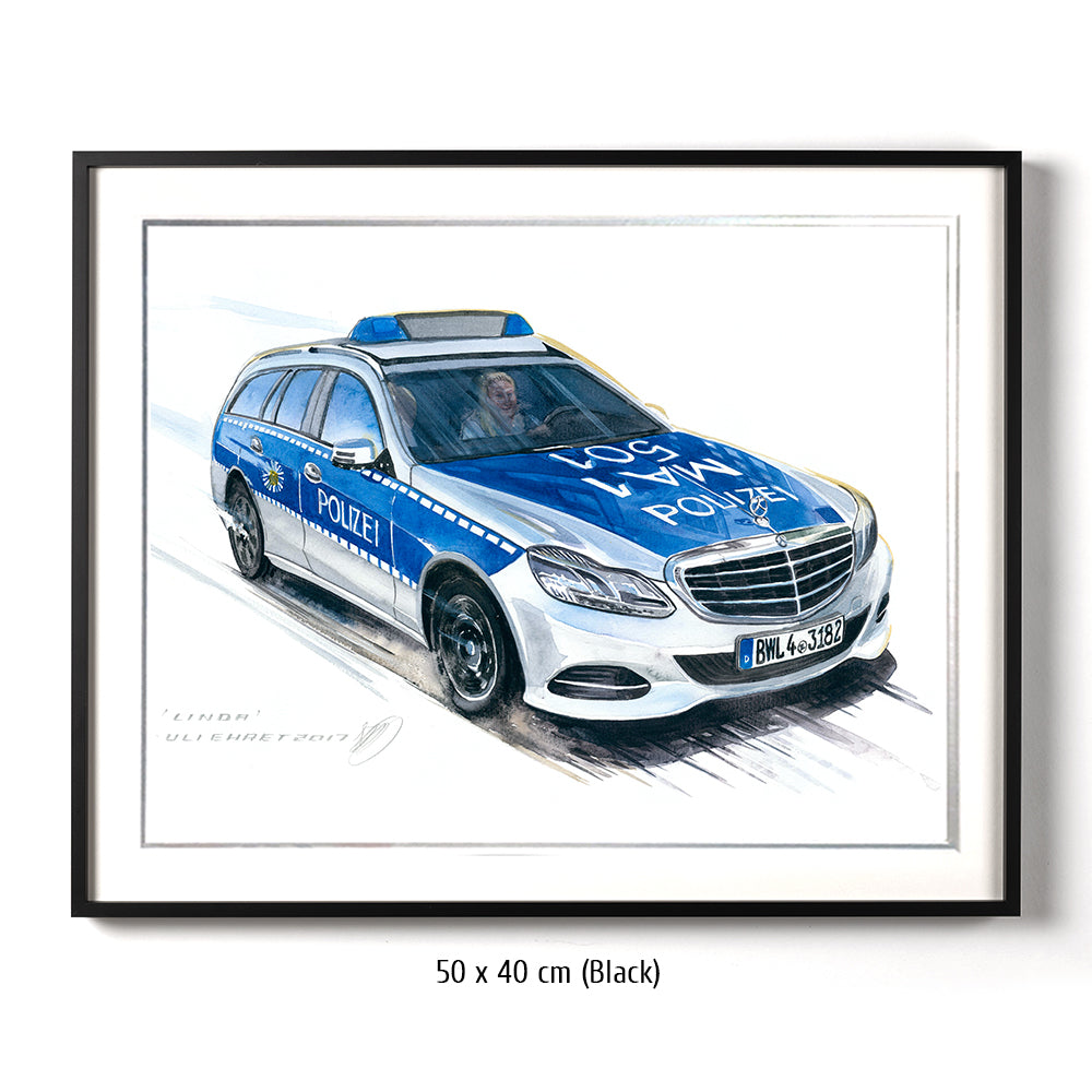 #0695 ""Mercedes Benz Police Car""