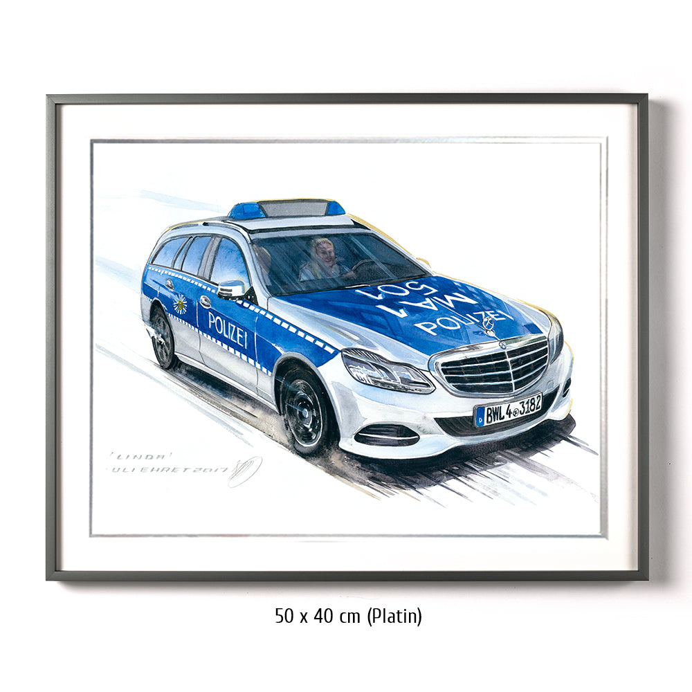#0695 ""Mercedes Benz Police Car""