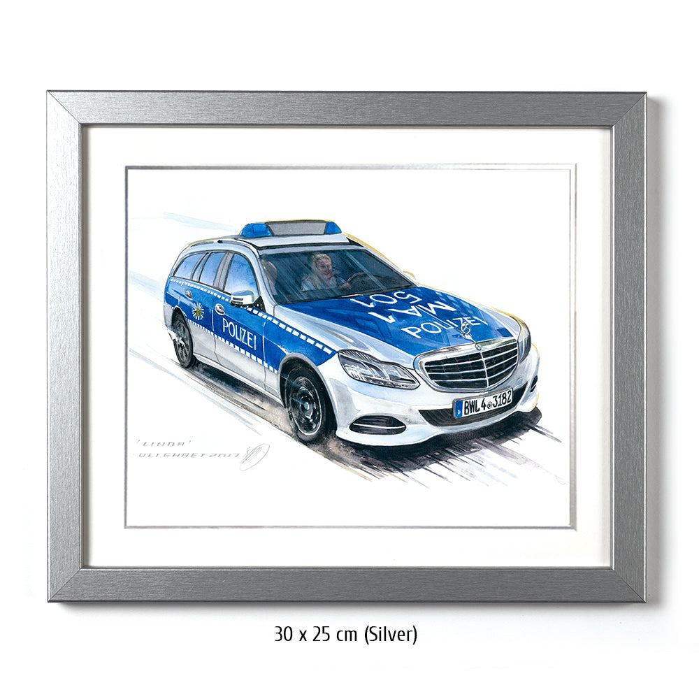 #0695 ""Mercedes Benz Police Car""