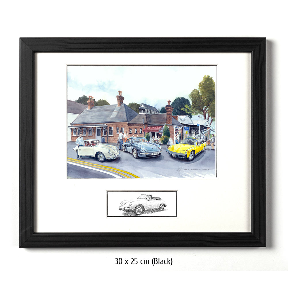 #0707 'Three Porsches at the Coo-Coo-Cafe