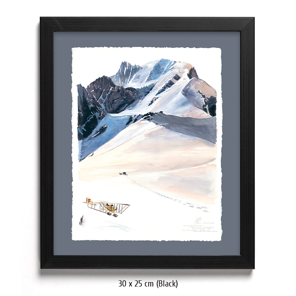 #0773 ""Landing on the Mont Blanc Ridge""