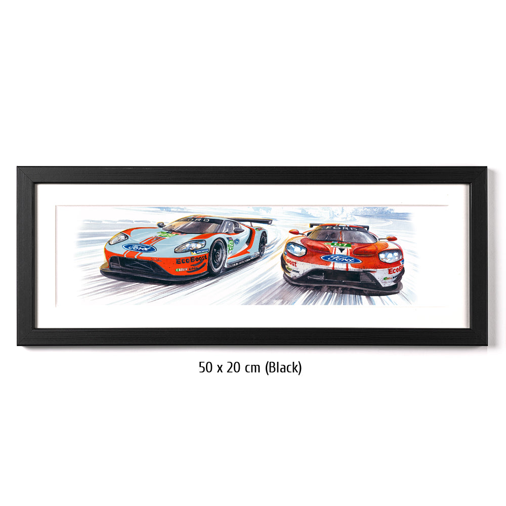 #0813 B 'Ford GT #69 & #67 Le Mans 2019