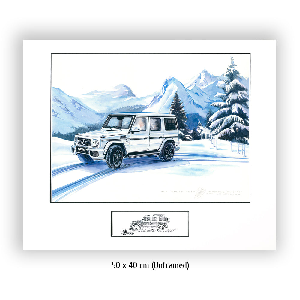 #0831 ""Mercedes G-Class in the snow""