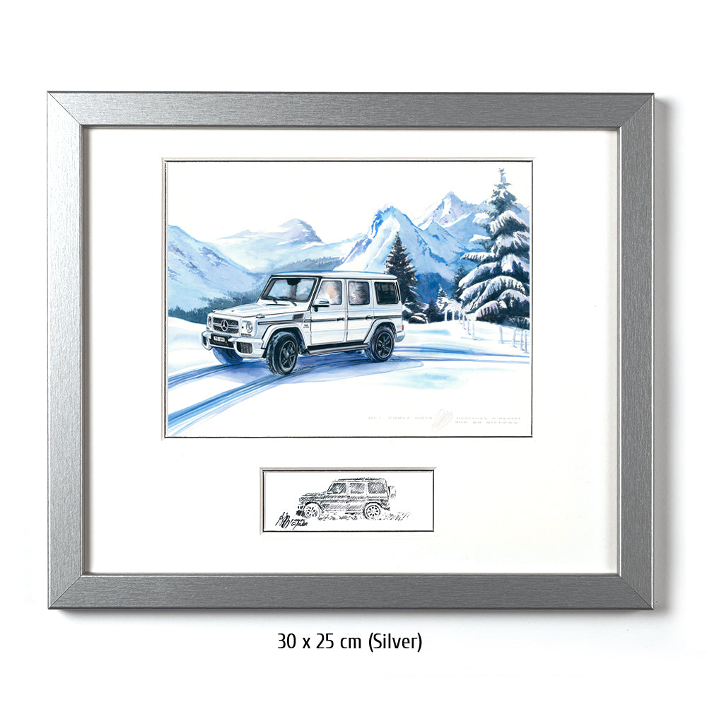 #0831 ""Mercedes G-Class in the snow""