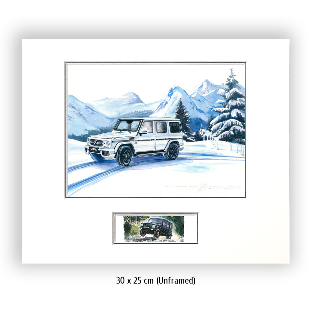 #0831 ""Mercedes G-Class in the snow""