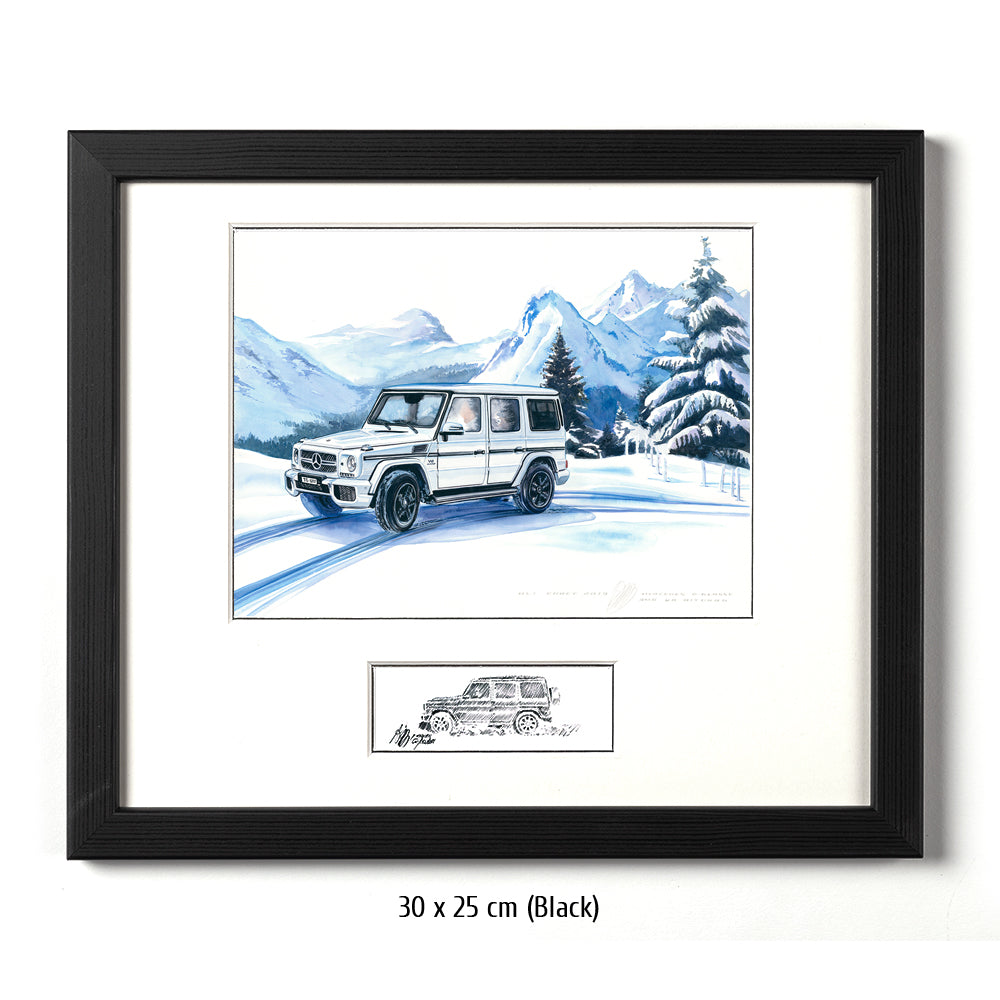 #0831 ""Mercedes G-Class in the snow""
