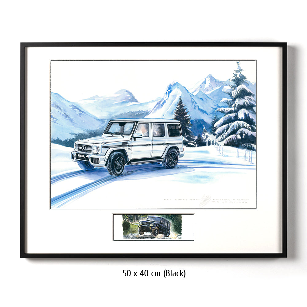 #0831 ""Mercedes G-Class in the snow""