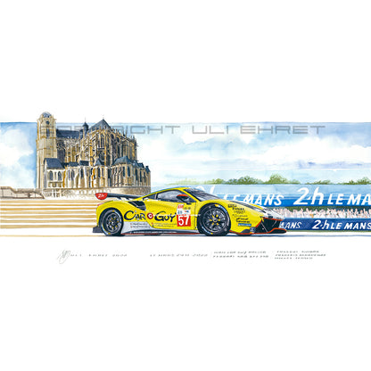 #1090 Voiture Guy Ferrari 488 GTE Evo 2022