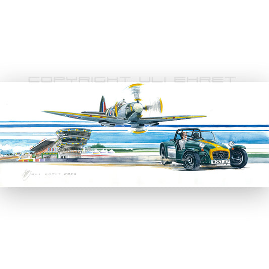 #1094 'Lotus Super Seven and Spitfire