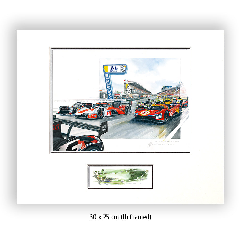 #1102H 'Start to the 24 Hours of Le Mans 2024
