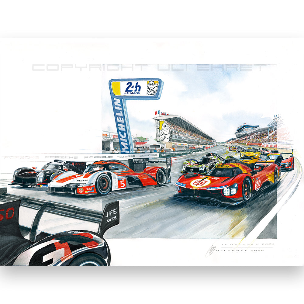 #1102H 'Start to the 24 Hours of Le Mans 2024