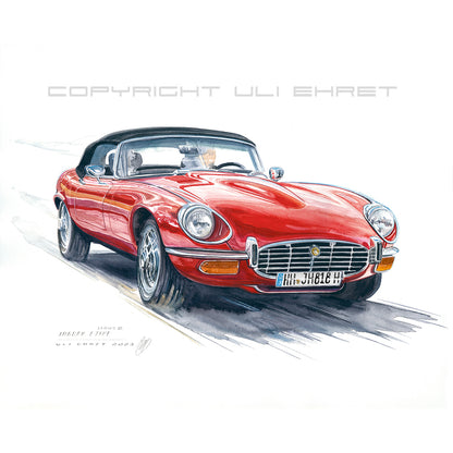 #1106 "Jaguar E-Type V12 Cabriolet"