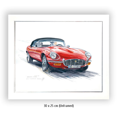 #1106 "Jaguar E-Type V12 Cabriolet"
