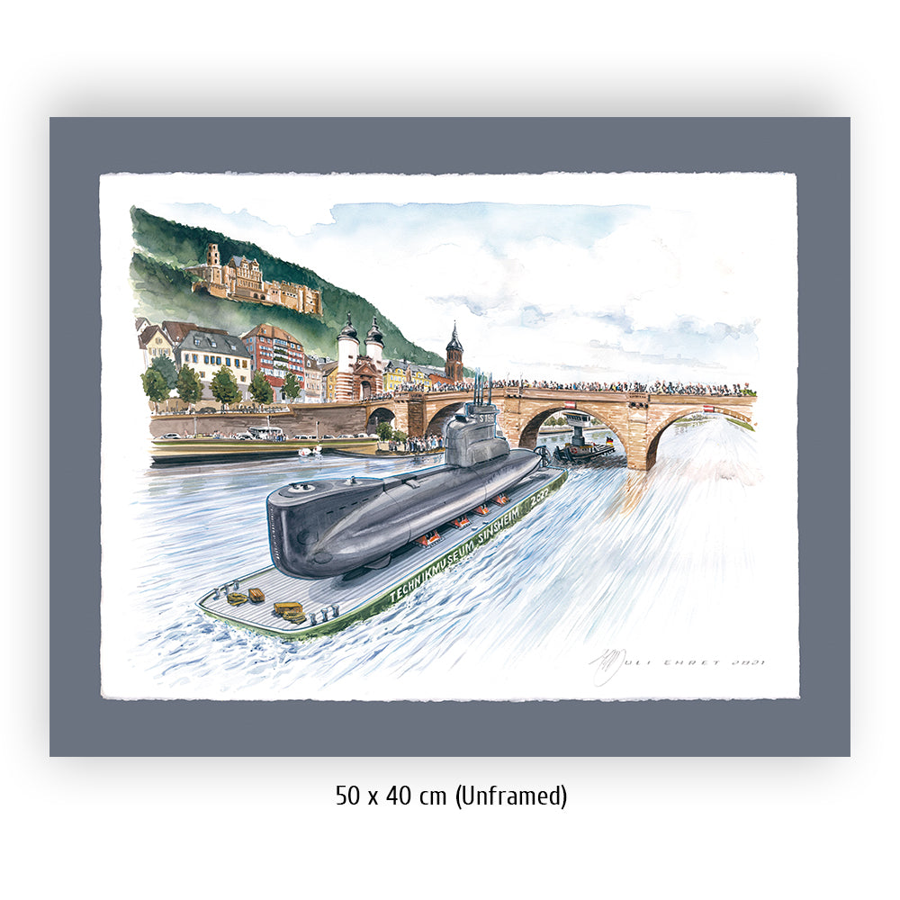 #1144 ""A submarine in Heidelberg""