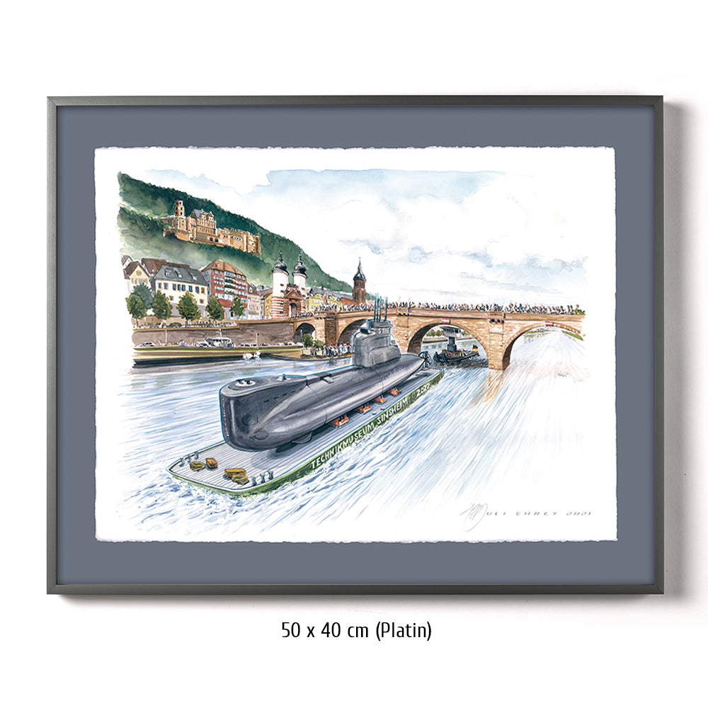#1144 ""A submarine in Heidelberg""